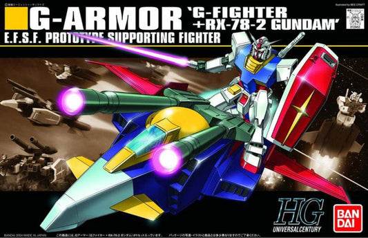 BAN Scale Model Kits 1/144 HGUC #50 G-Armor: G-Fighter & RX-78-2