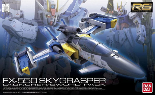 BAN Scale Model Kits 1/144 RG #06 FX-550 Skygrasper Launcher/Sword Pack