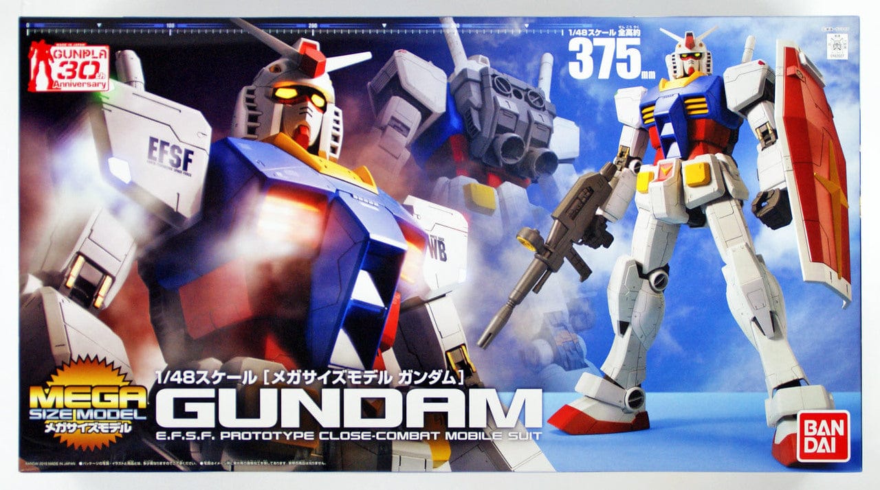 BAN Scale Model Kits 1/48 Mega Size RX-78-2 Gundam