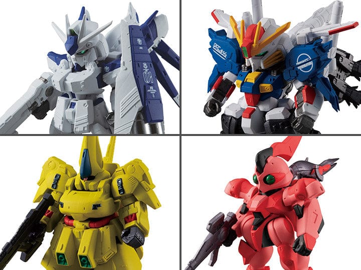 BAN Scale Model Kits FW Gundam Converge #Plus02 Box of 5 Figures & Accessories