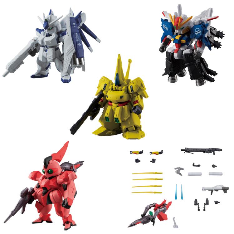 BAN Scale Model Kits FW Gundam Converge #Plus02 Box of 5 Figures & Accessories
