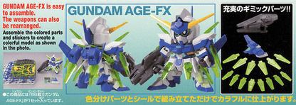 BAN Scale Model Kits SD Gundam BB376 Gundam AGE-FX