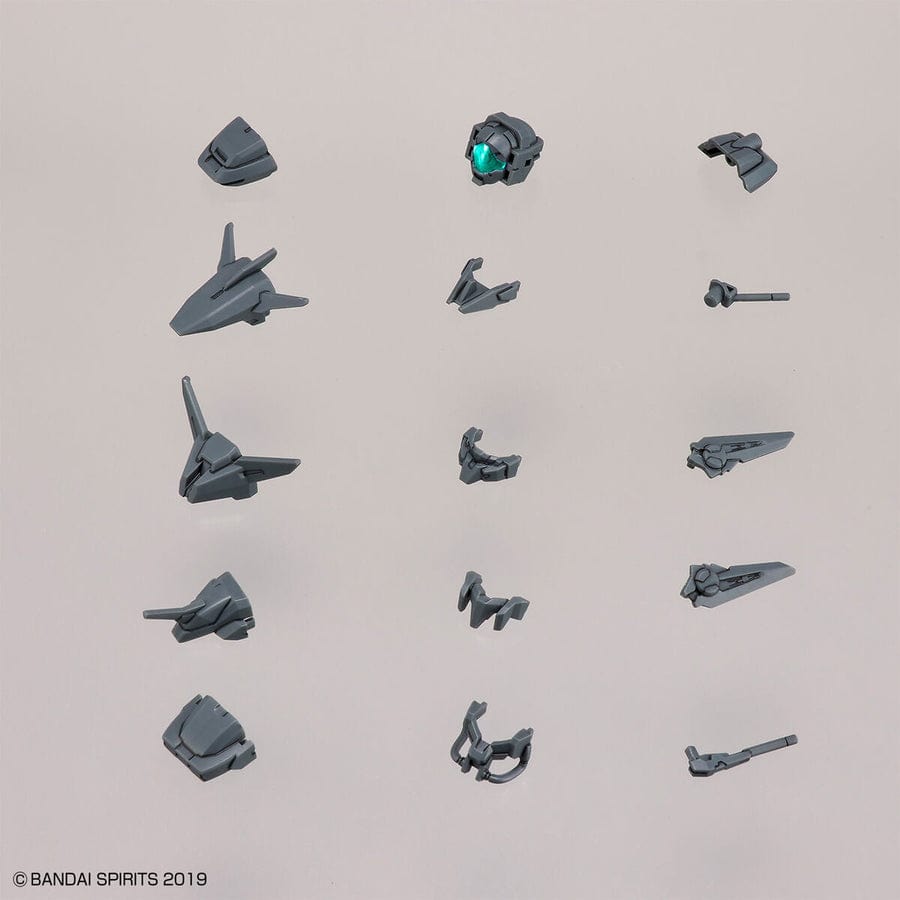 BAN Scale Model Kits W-14 30MM Option Parts Set 6 (Customizeable Head A)