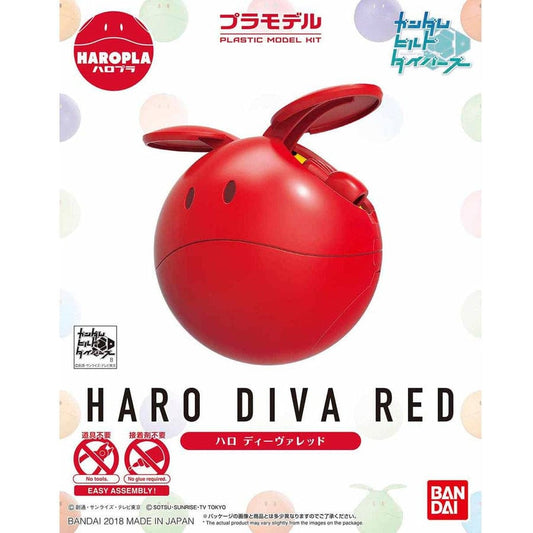 Bandai Scale Model Kits HaroPla #02 Diva Red Haro Gundam Build Divers