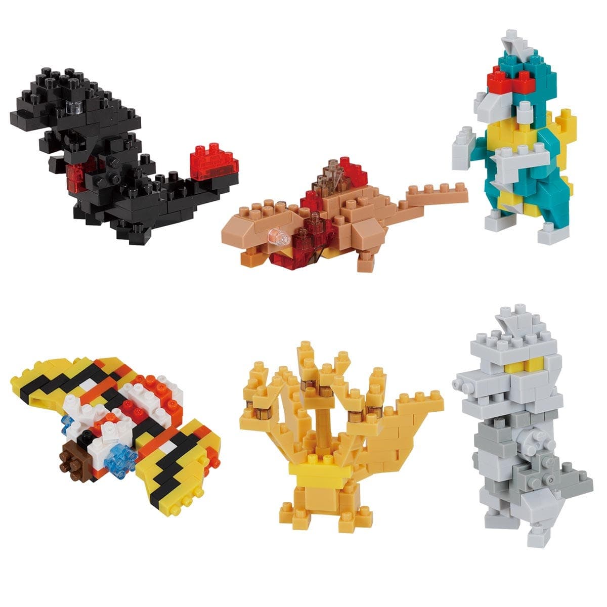 Bandai Scale Model Kits Nanoblock Godzilla Assortment #1 (Figure Set of 6)