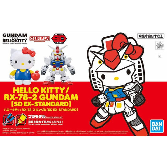 Bandai Scale Model Kits SD-EX Standard Hello Kitty & RX-78-2 Gundam