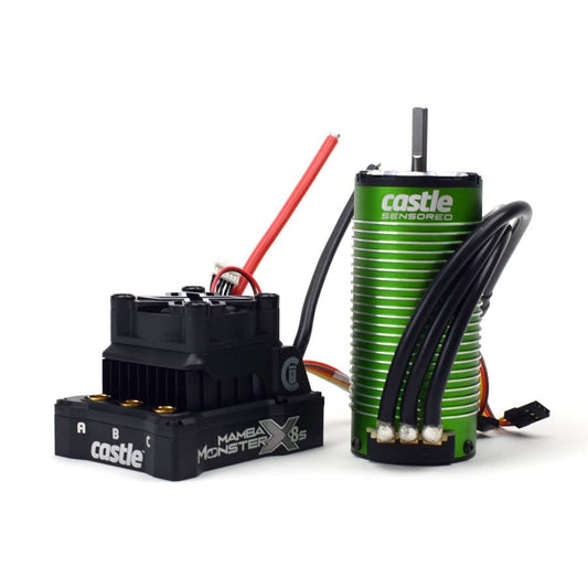 CASTLE Remote Control Toy Accessories Castle Creations Mamba Monster X 8S 33.6V ESC W / 1520-1650KV Sensored Motor