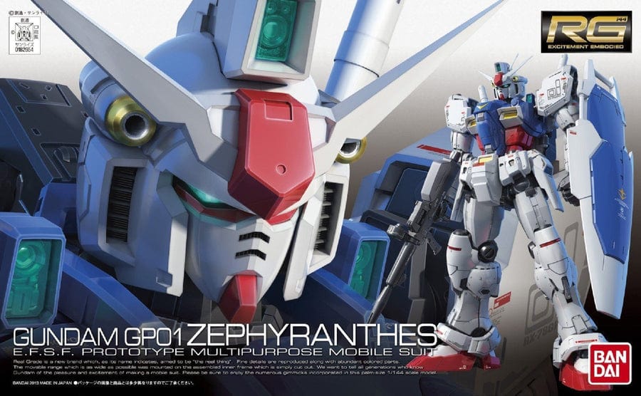 Clarksville Hobby Depot LLC 1/144 RG #12 RX78GP01 Gundam GP01 Zephyranthes