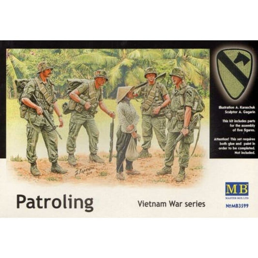 Clarksville Hobby Depot LLC 1/35 Master Box Ltd. Patroling - Vietnam War Series