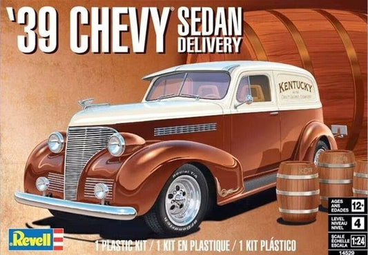 Clarksville Hobby Depot LLC Scale Model Kits 1/24 Revell '39 Chevy Sedan Delivery With Barrels