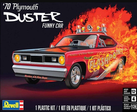 Clarksville Hobby Depot LLC Scale Model Kits 1/24 Revell '70 Plymouth Duster Funny Car
