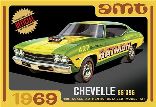 Clarksville Hobby Depot LLC Scale Model Kits 1/25 AMT 1969 Chevy Chevelle Hardtop