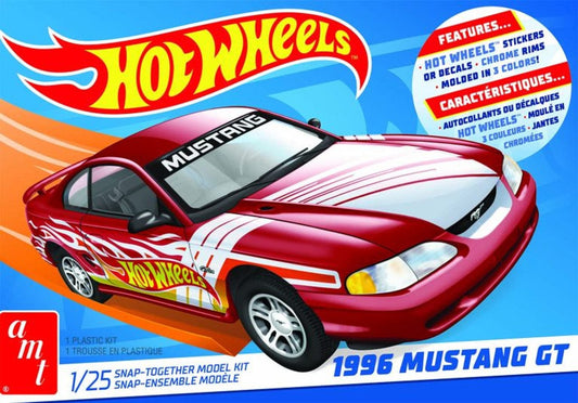 Clarksville Hobby Depot LLC Scale Model Kits 1/25 AMT Hot Wheels 1996 Ford Mustang GT Snap
