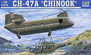 Clarksville Hobby Depot LLC Scale Model Kits 1/35 Trumpeter Ch-47A Chinook