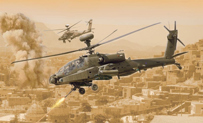 Clarksville Hobby Depot LLC Scale Model Kits 1/48 Italeri AH-64D Apache