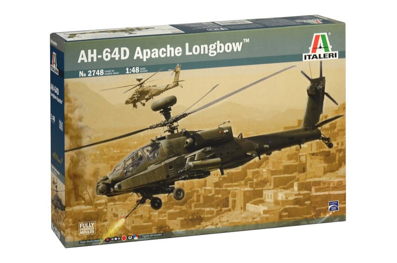 Clarksville Hobby Depot LLC Scale Model Kits 1/48 Italeri AH-64D Apache