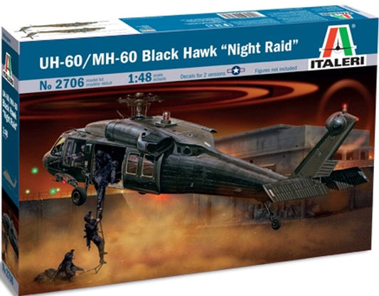 Clarksville Hobby Depot LLC Scale Model Kits 1/48 Italeri UH-60/MH-60 Black Hawk "Night Raid"