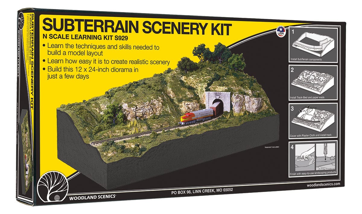 Clarksville Hobby Depot LLC Woodland Scenics N Scale Subterrain Scenery Kit