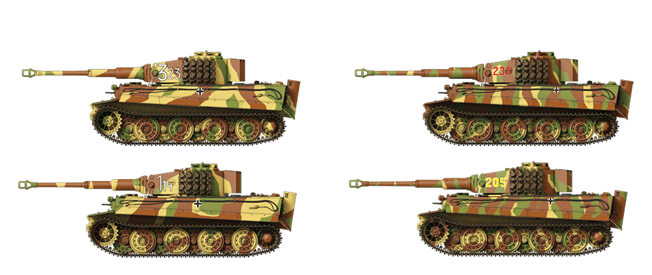 DAS WERK Scale Model Kits 1/35 Das Werk PzKpfwg.VI Tiger I late (Sd.Kfz.181)