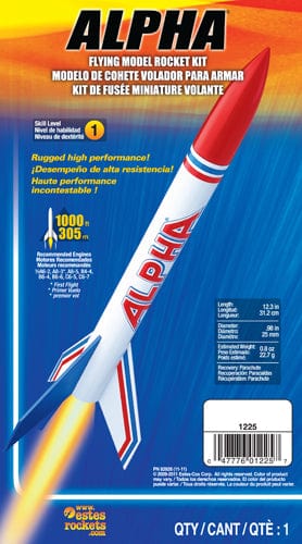 EST Model Rocketry Estes Alpha Model Rocket