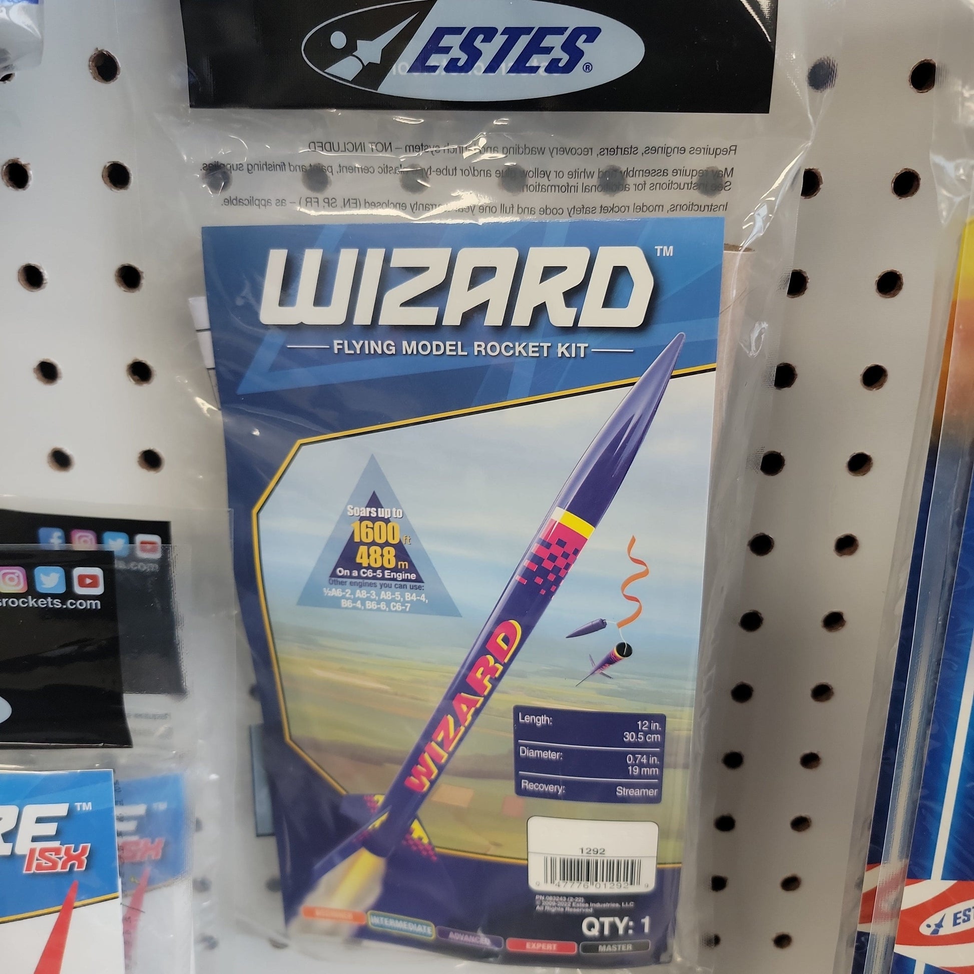 Estes Wizard Model Rocket Clarksville Hobby Depot LLC