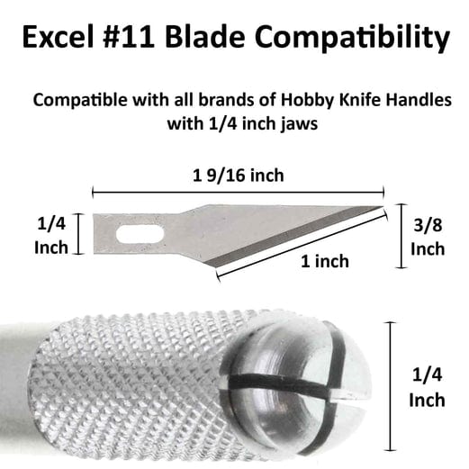 EXL Hobbies & Creative Arts Excel #11 Blade Dispenser 15pk