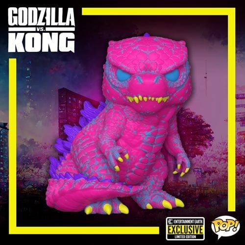 Funko Action & Toy Figures Godzilla vs. Kong Godzilla Black Light Pop! Vinyl Figure - Entertainment Earth Exclusive