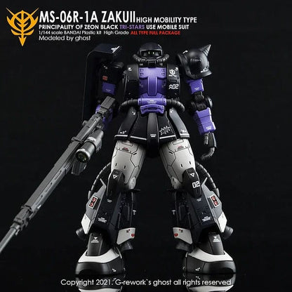 GNP Scale Model Accessories G-Rework [HG] ORIGIN MS-06R-1A ZAKU II (BLACK TRI-STARS FULL SET)
