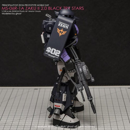 GNP Scale Model Accessories G-Rework [MG] Black Tri-Stars Zaku 2.0