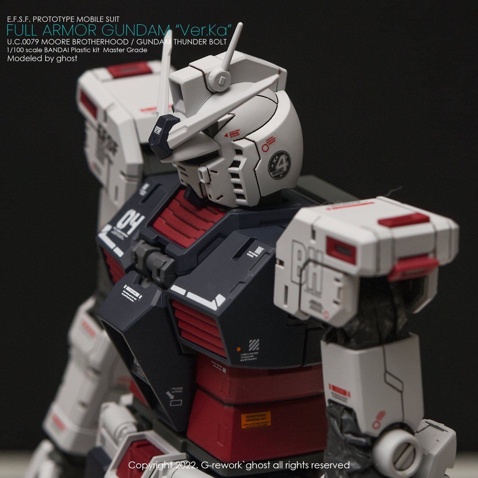 GNP Scale Model Accessories G-Rework [MG] FULL ARMOR GUNDAM Ver.Ka [GUNDAM THUNDERBOLT]