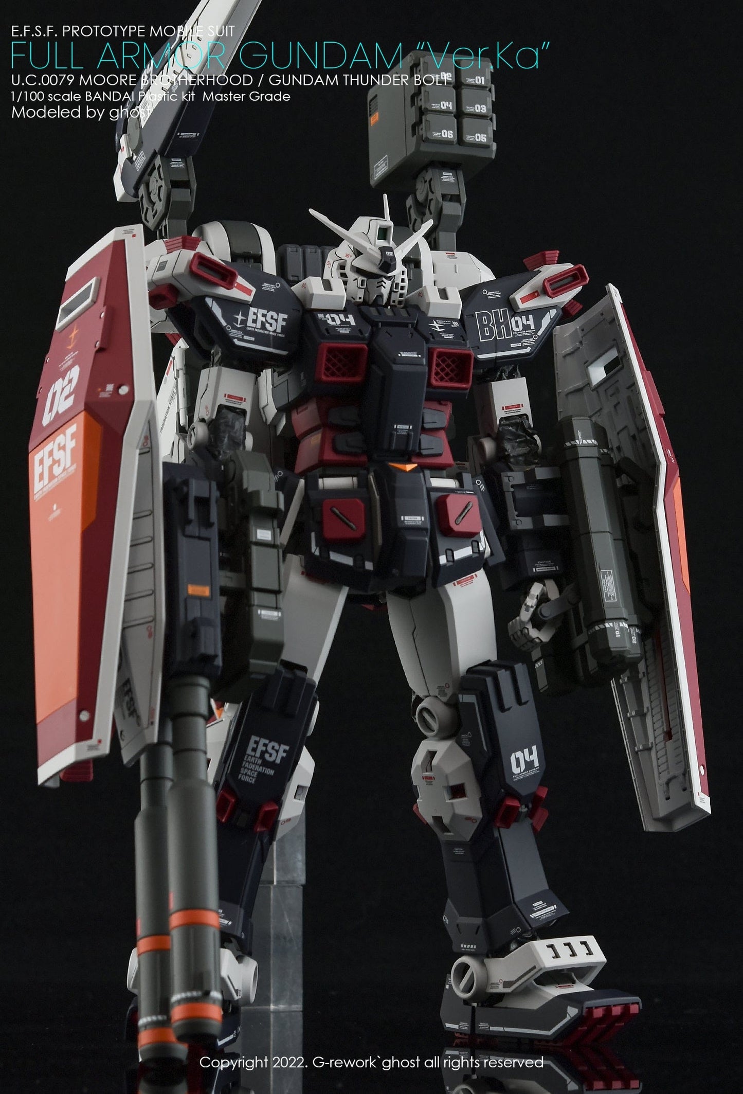 GNP Scale Model Accessories G-Rework [MG] FULL ARMOR GUNDAM Ver.Ka [GUNDAM THUNDERBOLT]