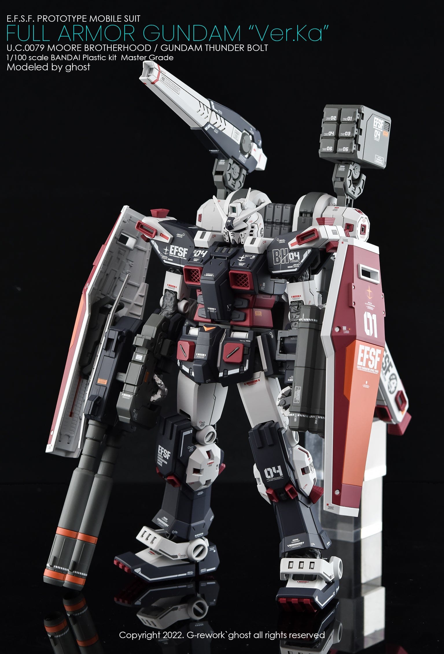 GNP Scale Model Accessories G-Rework [MG] FULL ARMOR GUNDAM Ver.Ka [GUNDAM THUNDERBOLT]