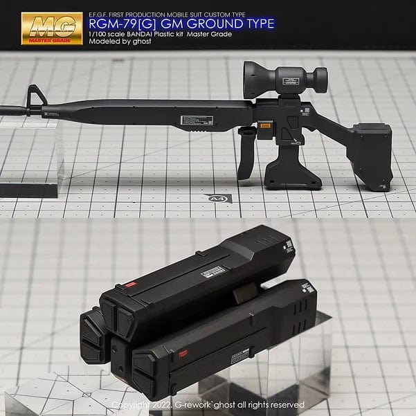GNP Scale Model Accessories G-Rework [MG] RGM-79[G] GM GROUND TYPE