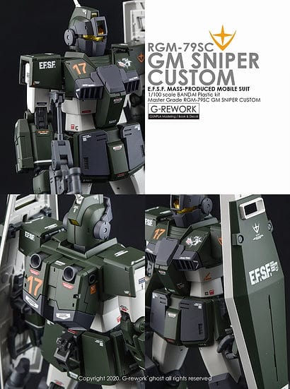 GNP Scale Model Accessories G-Rework [MG] RGM-79SC GM Sniper Custom