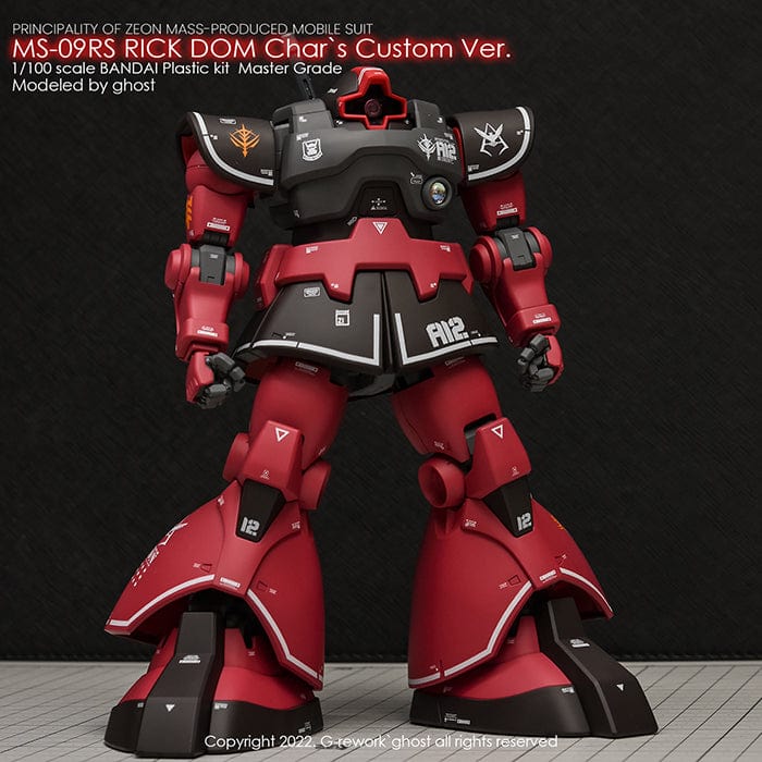G-Rework [MG] MS-09RS Rick Dom 1.5 Char Aznable's Ver (C.A. Custom