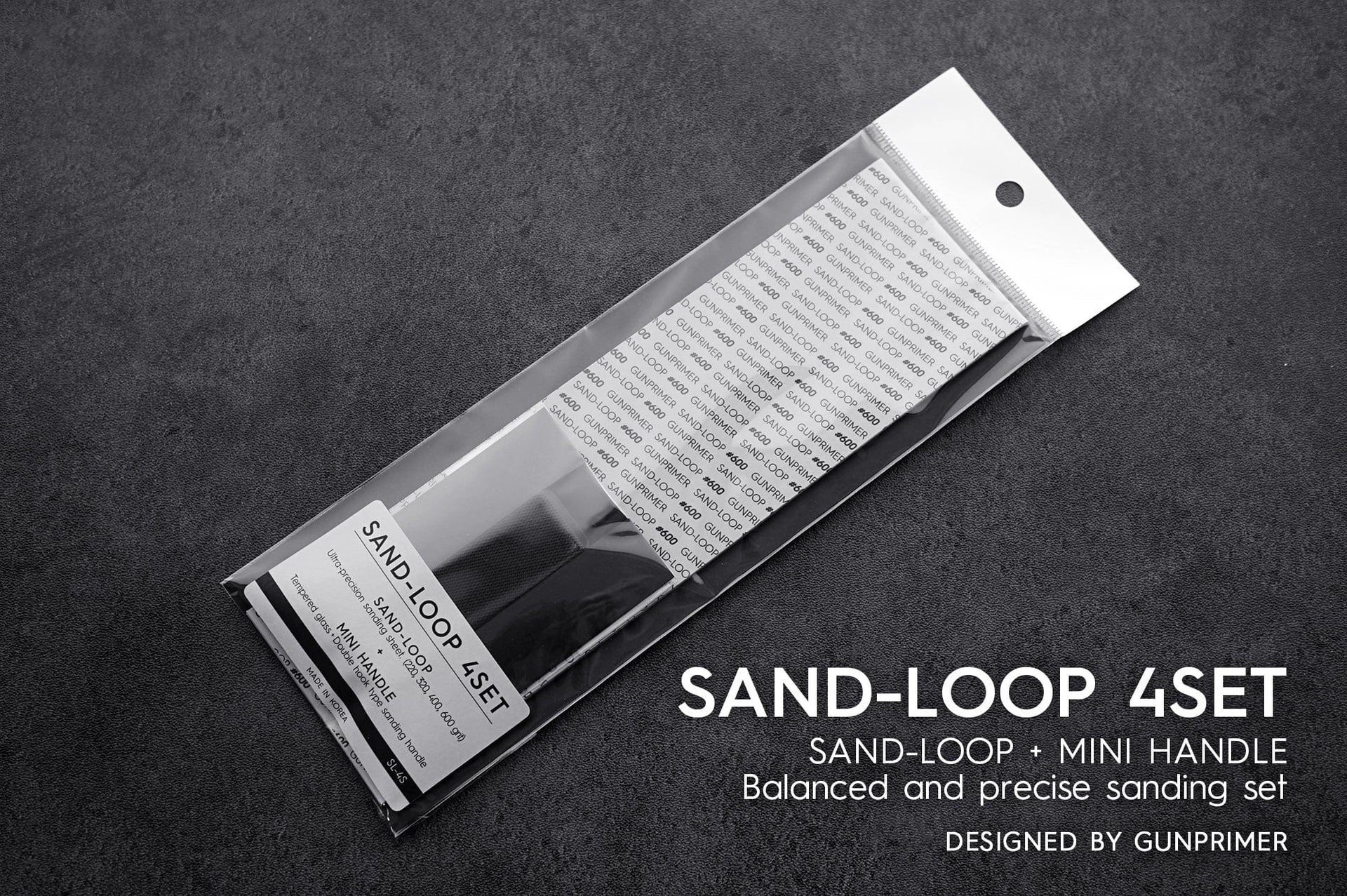 Gunprimer Sand-Loop Flat Sandpaper and Mini Handle – Clarksville Hobby  Depot LLC