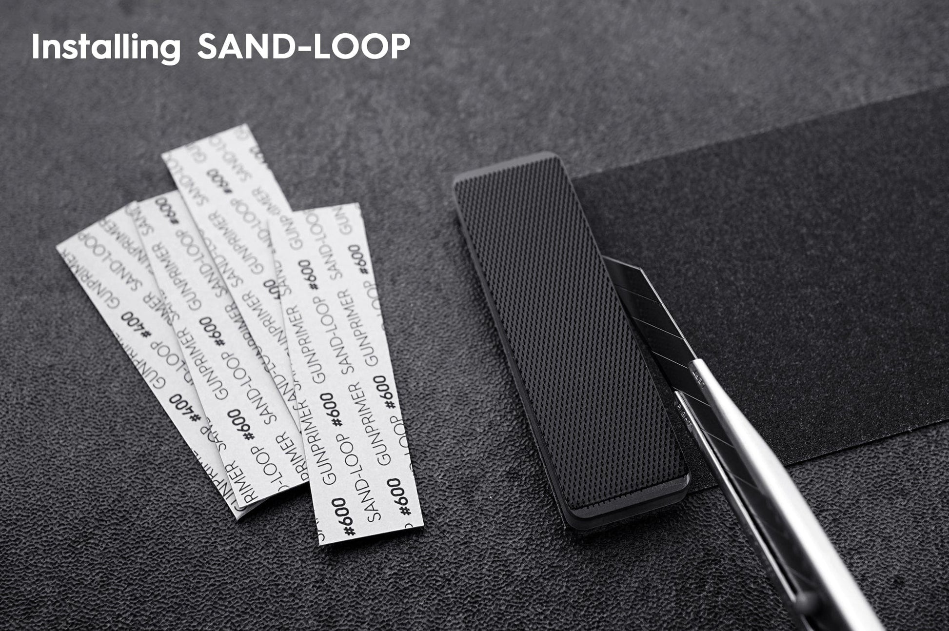 Gunprimer Sand-Loop Flat Sandpaper and Mini Handle – Clarksville Hobby  Depot LLC