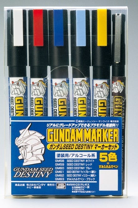 GNZ Markers GMS114 Gundam Marker Seed Destiny (6) Piece Set