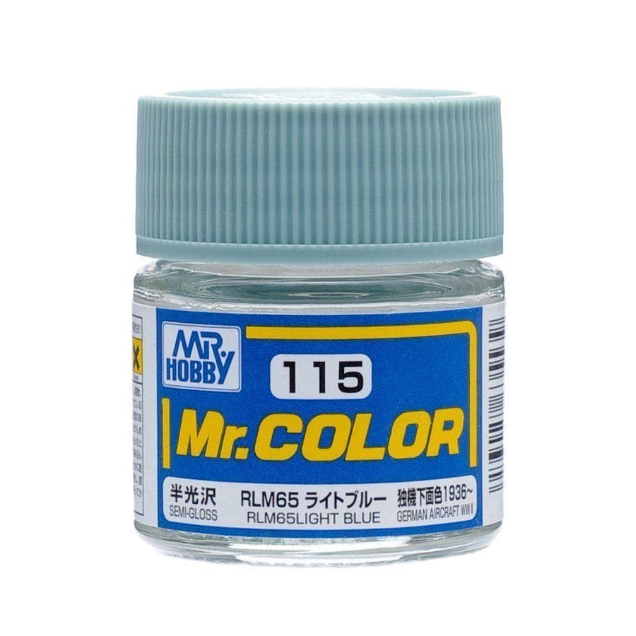 GNZ Paint C115 Semi Gloss RLM65 Light Blue - 10ml
