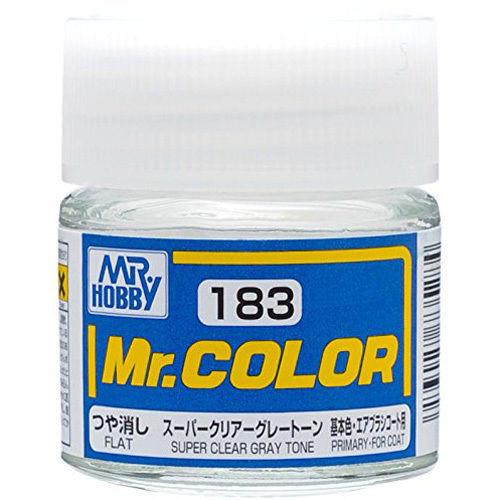 GNZ Paint C183 Super Clear Gray Tone (Semi-Gloss/Primary) - 10ml