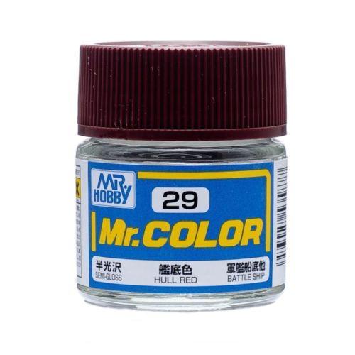 GNZ Paint C29 Semi-Gloss Hull Red 10ml