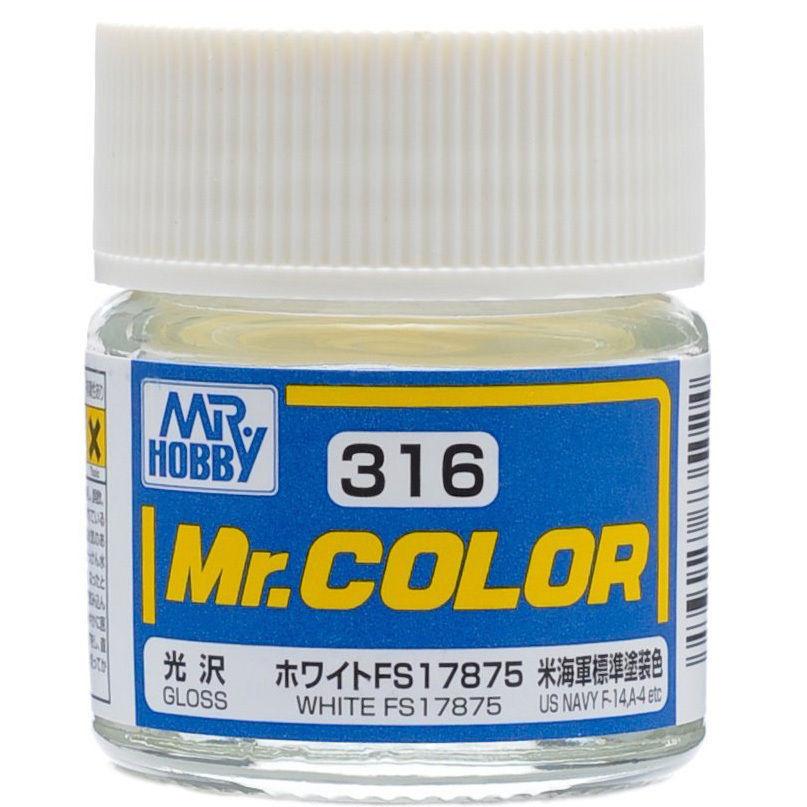 GNZ Paint C316 White FS17875 (Gloss/Aircraft) - 10ml