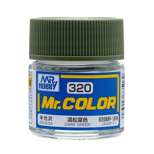 GNZ Paint C320 Semi Gloss Dark Green - 10ml