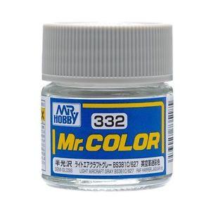 GNZ Paint C332 Semi Gloss Light Aircraft Gray BS381C 627 - 10ml