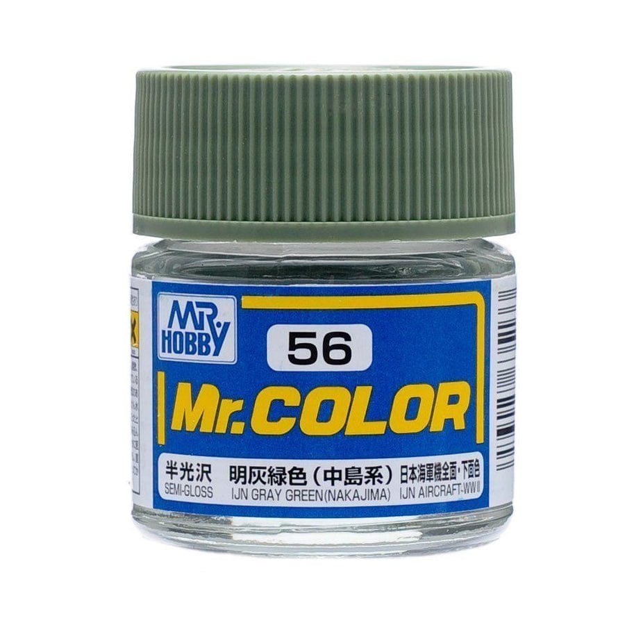 GNZ Paint C56 Semi Gloss IJN Gray Green - Nakajima - 10ml