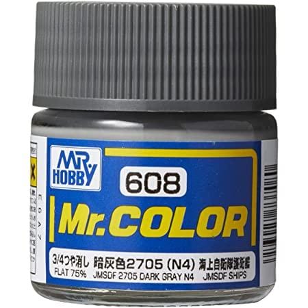 GNZ Paint C608 Flat 75% JMSDF 2705 Dark Gray (N4) - 10ml