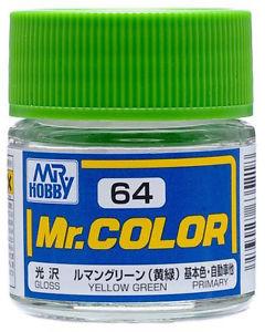 GNZ Paint C64 Gloss Yellow Green - 10ml