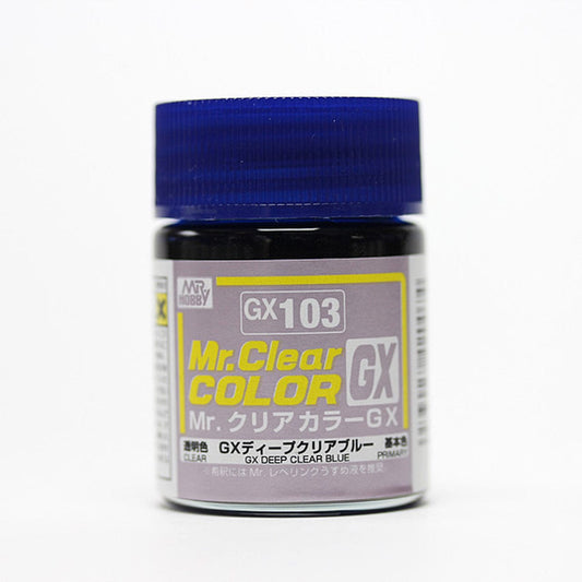 GNZ Paint GX103 Clear Deep Blue - 18ml