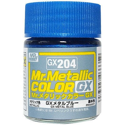 GNZ Paint GX204 Mr.Metallic Metal Blue - 18ml