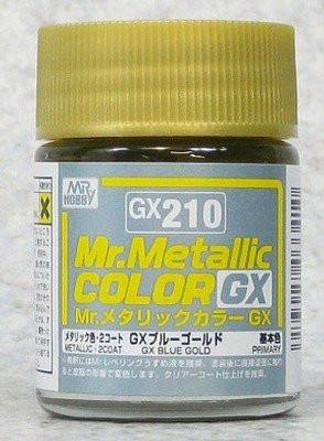 GNZ Paint GX210 Mr.Metallic Color GX Metallic Blue Gold - 18ml